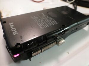 Sony M-677v microcassette handheld voice recorder, 23 Cassettes &amp; wall power