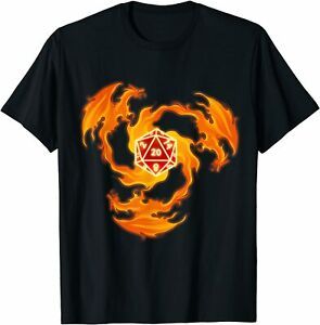 NEW LIMITED Fantasy Funny Fire Gift Dragon T-Shirt S-3XL