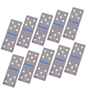 BLUECELL 10pcs Stainless Steel Furniture 95mmx35mm Flat Mending Plate Connector