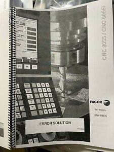 Fagor Automation CNC 8055/8055i Installation / Troubleshooting / Manuals