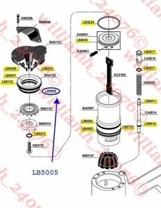 Senco M1 O-ring + LB5005 Washer Valve Seal Kit