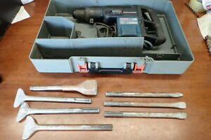 Bosch 11230EVS SDS-Max Variable Rotary Hammer w Case &amp; 7 Bits Excellent Low Use