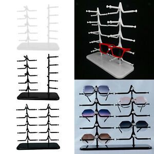 10 Pairs Sunglasses Rack Shelf Eyeglasses Glasses Display Stand Tray 5 Layer