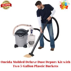 Oneida Molded Deluxe Dust Deputy Kit with Two 5-Gallon Plastic Buckets