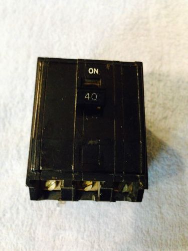 Square D QOB340 40A 3-Pole 240V Circuit Breaker Extended Stab In Bolt On