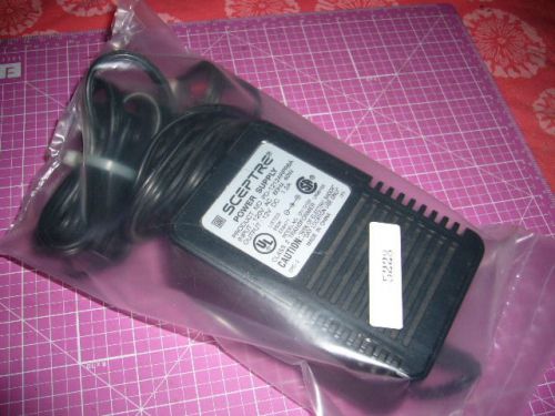 Transformer, power supply, sceptre, in: 120 out: 12 vdc 1.2 amp, working good for sale