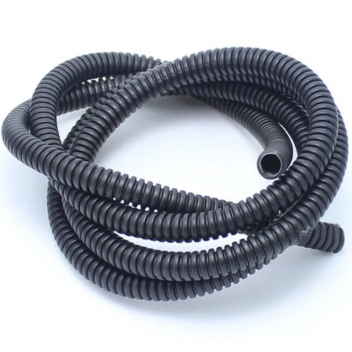 Black 10&#039; Feet 1/2&#034; Split Loom Wire Flexible Tubing Conduit Hose Car Audio Sales