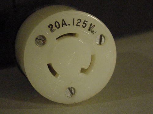 Hubbell twist lock 20a 125v part #231a female plug set of 4 for sale