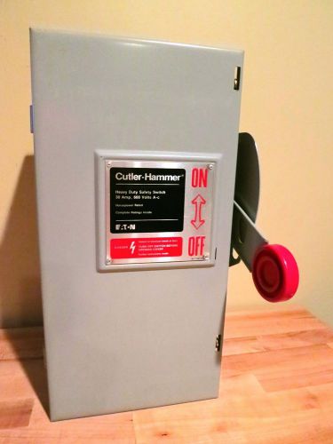 Cutler-hammer dh361ugk 30 a 600 v heavy duty safety switch for sale
