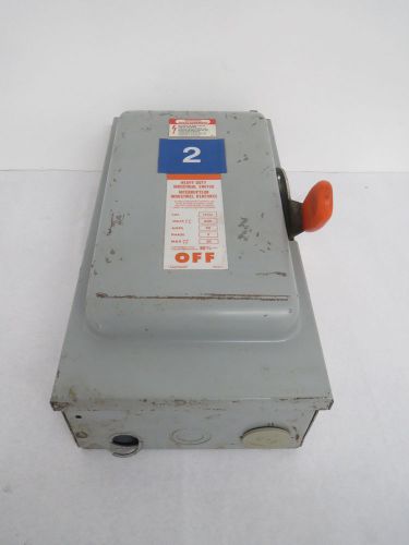 Ite fk361 30a amp 600v-ac 3p fusible disconnect switch b442221 for sale