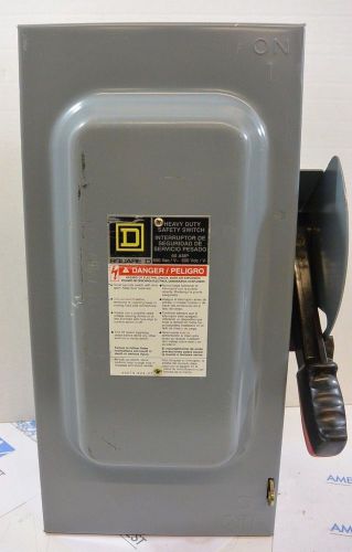 Square D H362 Safety Switch Fusible  60A  600V Disconnect