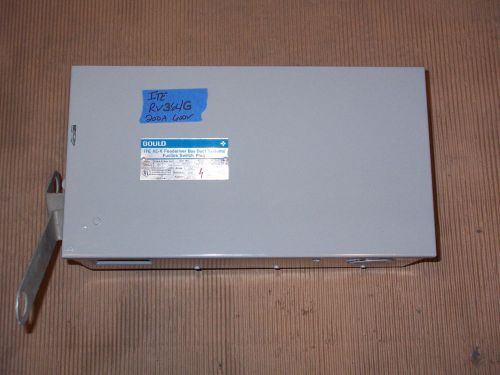 Ite siemens rv rv364g 200 amp 600v fused bus plug block rv324g 240v look at pic for sale