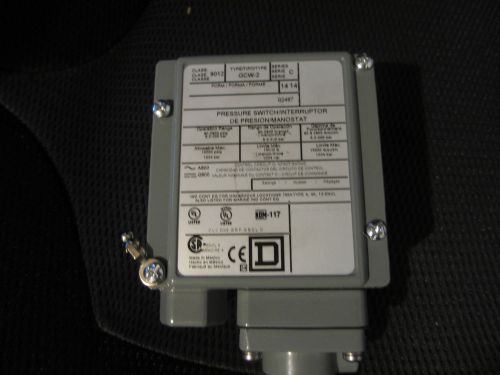 Square d 15000 psig class 9012 pressure switch, gcw-2 ser. c new for sale