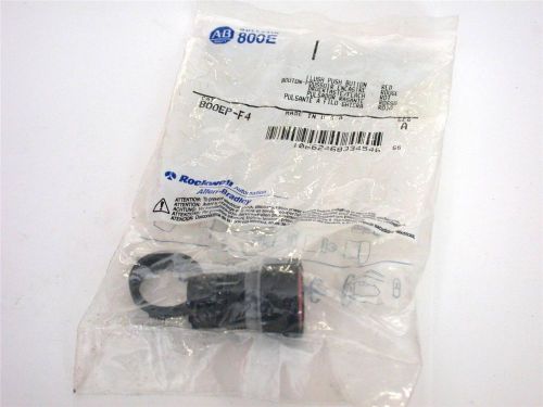 New allen bradley red flush push button 800ep-f4 (2 available) for sale
