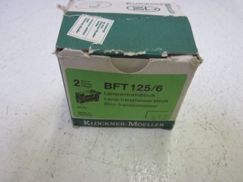 LOT OF 2 MOELLER BFT 125/6 *NEW IN A BOX*