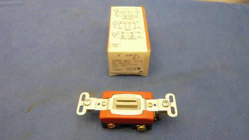 Pass &amp; seymour #20ac3l,3 way locking switch,without key,20 amp 120/277 volt(new) for sale