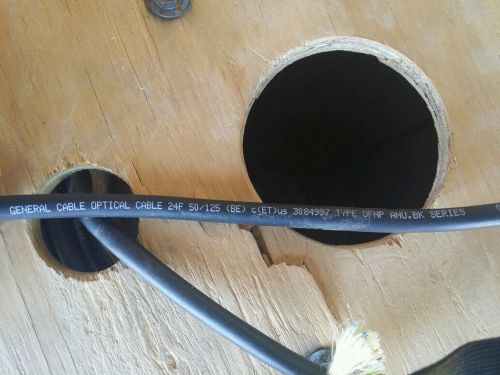 General cable 24-strand mm 50/125 fiber optic cable indoor/outdoor 764 ft for sale