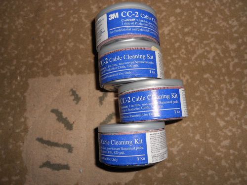 4 cans 3m cable cleaning kit cc-2 for sale