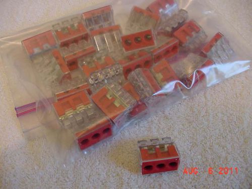 (25) WAGO 773-173 WALL NUT PUSHWIRE CONNECTORS **NEW**