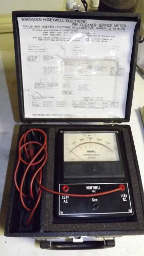 Honeywell air cleaner test meter - w869a1009 - vintage electronic meter for sale