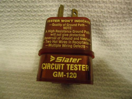 Slater circuit tester gm-120 for sale