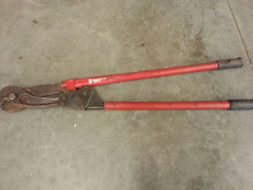 Hk porter 8690 tn  3/4&#034; capacity wire rope cutter for sale