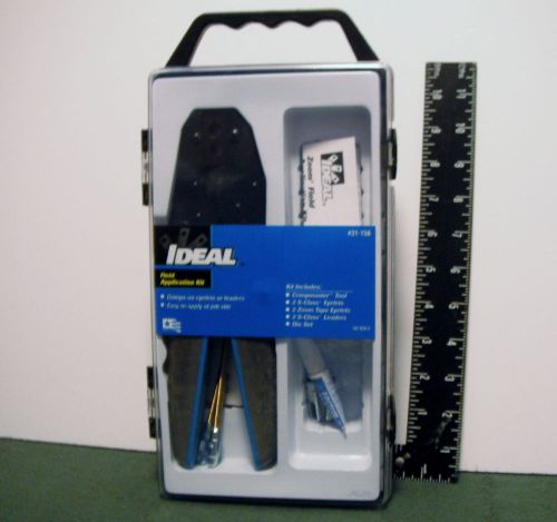 Ideal 31-156 s-class fiberglass fish tape field application kit repair kit for sale