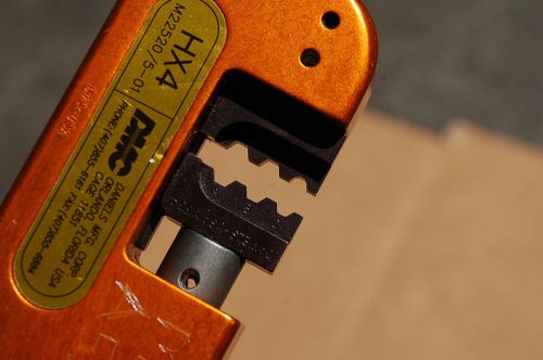 Dmc daniels hx4 crimping crimper tool teminal solderless (m22520/5-01 die y334 for sale