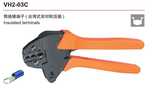 0.5-6.0mm2 AWG20-10 VH2-03C Insulated Terminals Ratchet Crimping Plier Crimper