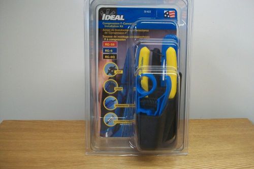 Ideal 33-622 compression f connector installations kit for sale