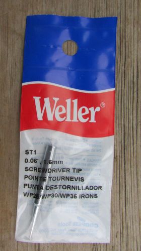 2 weller 0.06&#034;  1.6mm screwdriver tip soldering new free shipping for sale