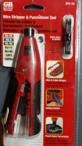 Gardner bender wire stripper and punchdown tool spd-10l for sale