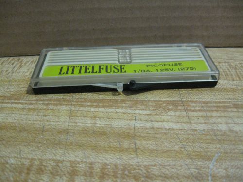 Nos littelfuse, picofuse, 1/8a. 125v. ( 275 ) 5 fuse pack for sale