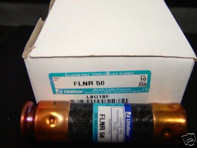 Flnr50 / ecnr50 class rk5 fuses 240volt 1 fuse new for sale