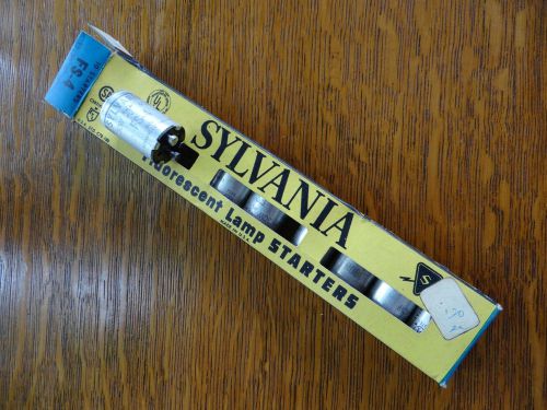Box of 7 sylvania fs-4 fluorescent lamp starters 13-30-40 watt  made usa new for sale