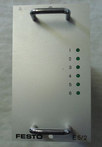 FESTO E5/2 TYPE IT-IF-6/5 LED VALVE CARD B TN 28 606 MAX-BAR:6,MAX PSI:87