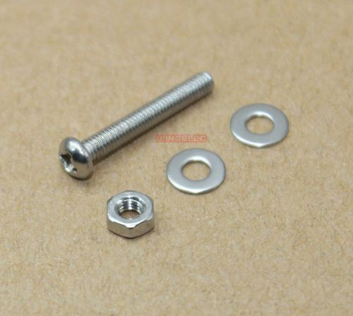 M3x25 stainless screw bolt case fan fixture x8sets for sale