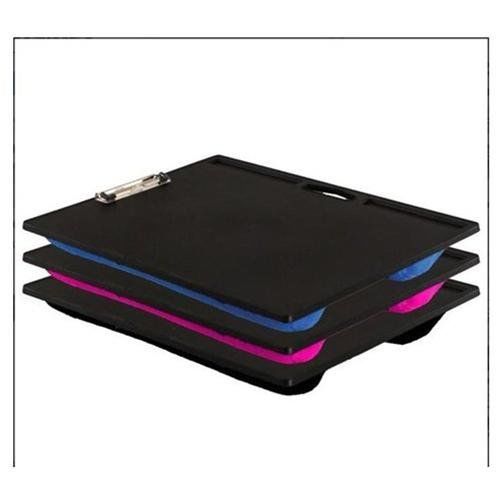 Lapgear jumbo clip lap desk - 18.8&#034; x 14.6&#034; x 2.5&#034; - pink (45106) for sale