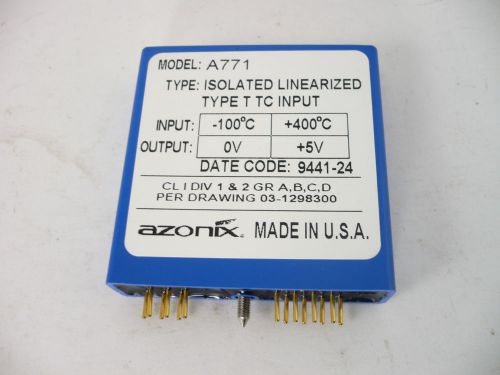 A771 Azonix Isolated Linearized Type T TC input