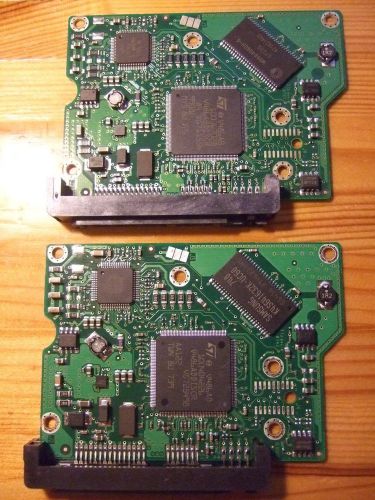 FOR PARTS - TWO Seagate ST3160815AS SATA 3.5&#034; PCB, 100428473 Rev C