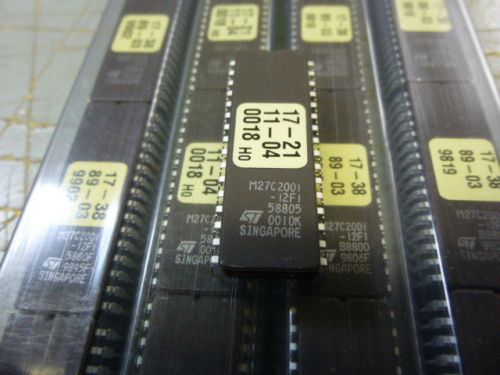120PC (10TUBES)  M27C2001-12F1 ST MICRO  2MEG 120NS CMOS EPROM