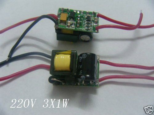 20PCS,3x1W 3W LED Power Driver Supply Transformer 220V