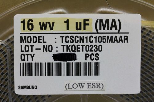 SAMSUNG TCSCN1C105MAAR/TKQET0230-16WV,1UF CAPACITOR-50 PCS/CHIP COMPONENT(66AB)