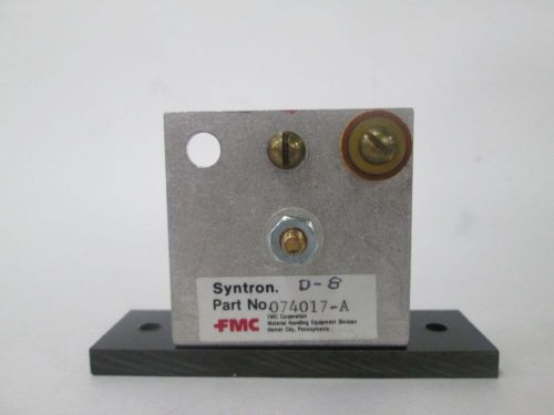 New syntron 074017-a fmc rectifier d288312 for sale