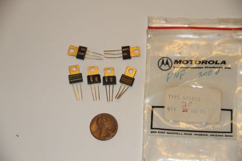 MPSU60 MPSU-60 BY MOTOROLA with gold leads and surface, PNP transistor