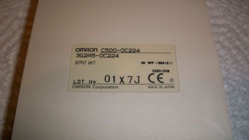 Omron sysmac c500-qc224 for sale
