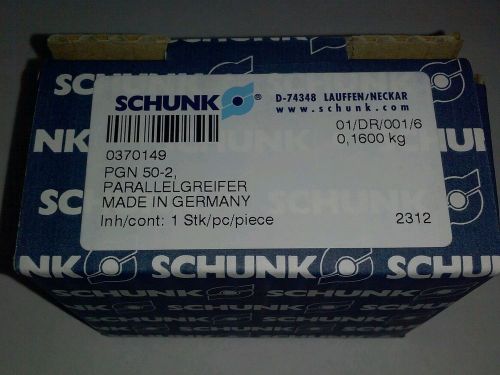 Schunk, pneumantic robotic parallel gripper, pgn-50/2 as , pgn 50-2 ,  p# 370149 for sale