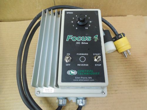 Control techniques dc drive focus 1 2400-8000 rev a 2 hp 240 vac used for sale