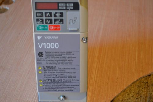 Yaskawa electric v-1000 cimr-vu2a0006faa 1-hp. variable frequency drive for sale