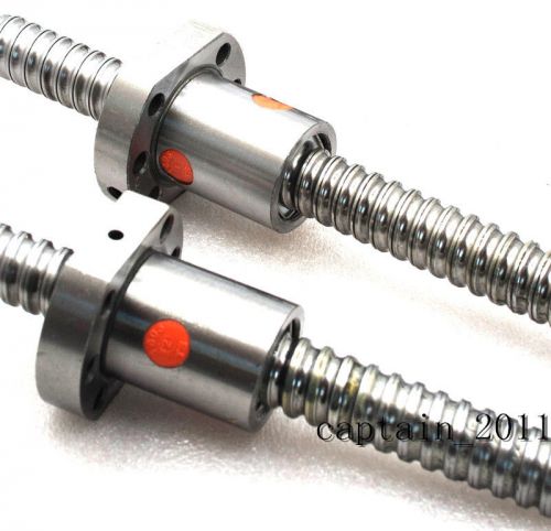 2 new anti backlash ballscrews rm2505-700/1200mm-c7 (end unmachined)(b) for sale